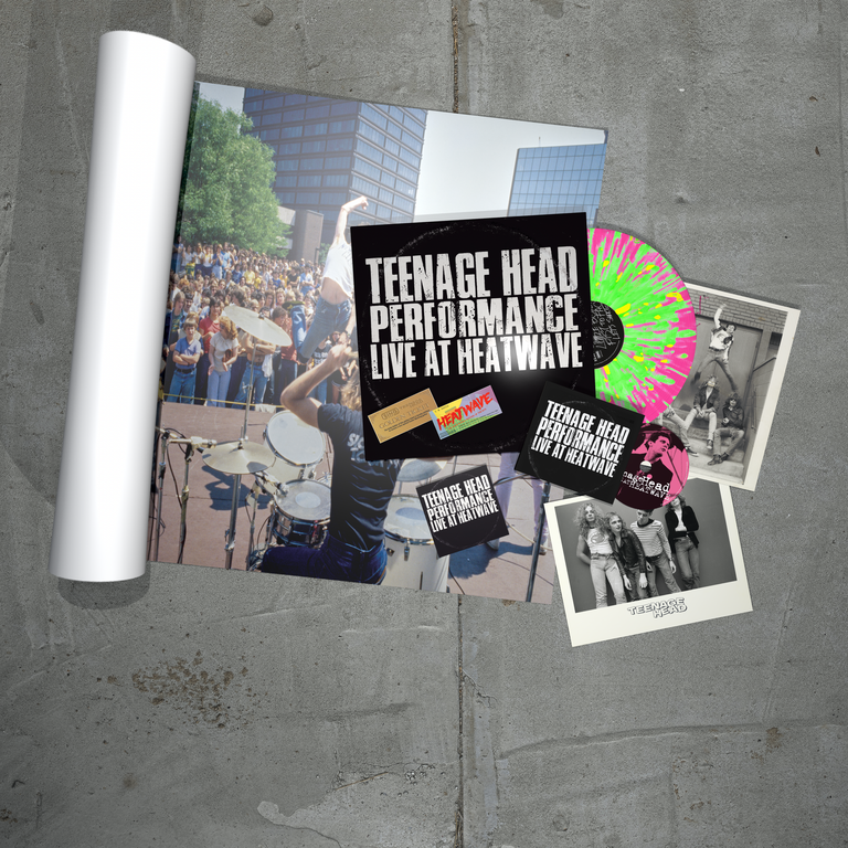 Teenage Head - Live At Heatwave - Deluxe Edition includes CD and Pink with Green & Yellow Splatter Colored - [Vinyl]