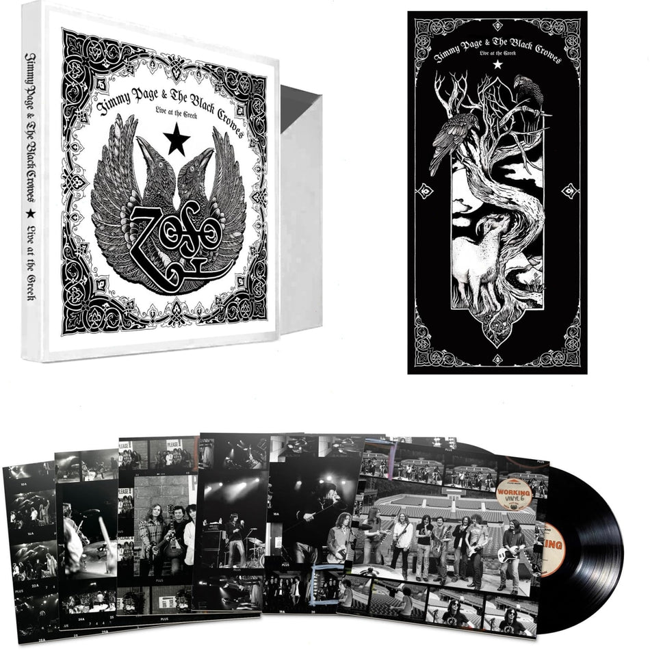 Jimmy Page & the Black Crowes - Live At The Greek - (Oversize Item Split, Boxed Set) - [Vinyl]