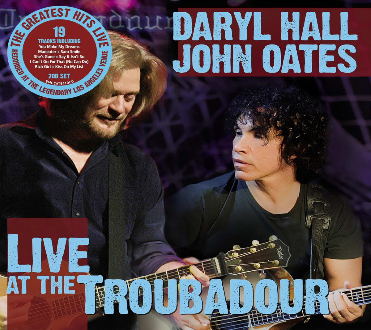 Daryl Hall & John Oates - Live At The Troubadour - (Digipack Packaging) - [CD]