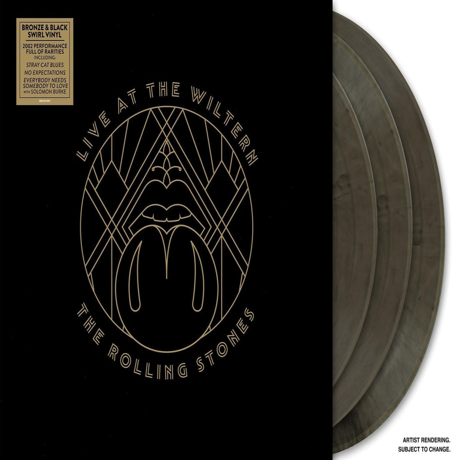 The Rolling Stones - Live At The Wiltern - Bronze & Black Swirl Vinyl - [Vinyl]