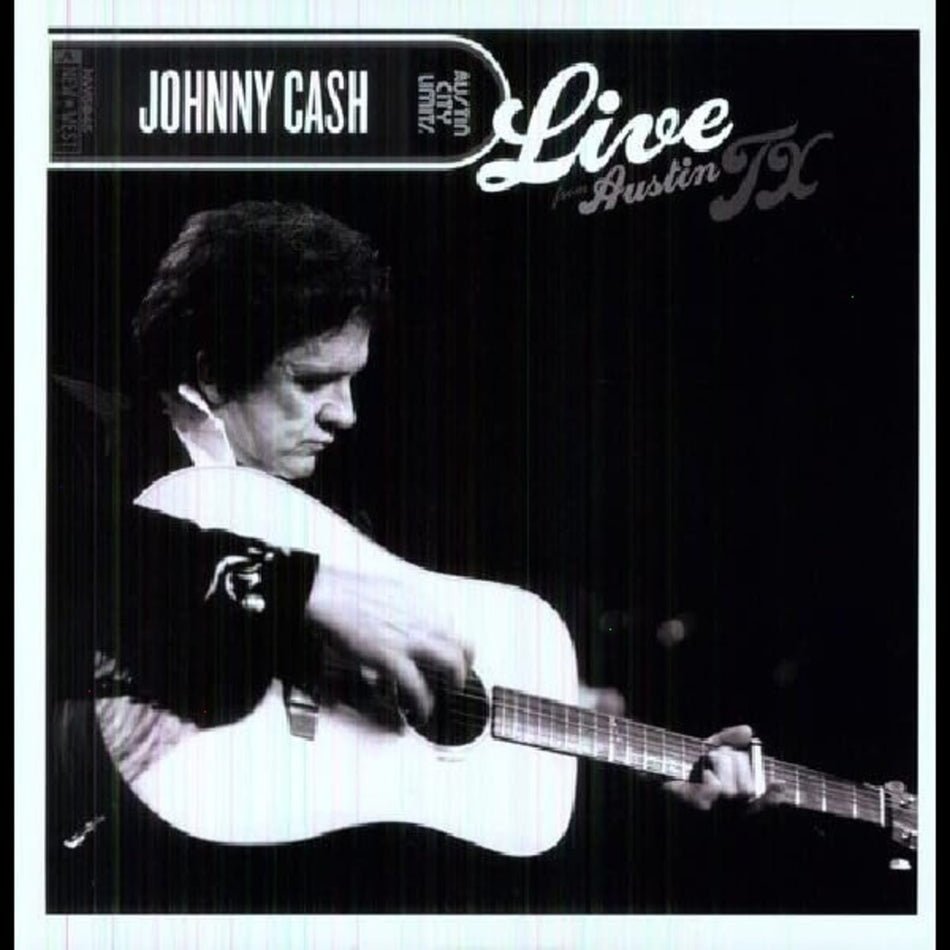 Johnny Cash - Live From Austin, TX (green and black marbled) - (Colored , Green, Black, Sticker, Anniversary Edition) - [Vinyl]