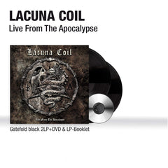 Lacuna Coil - Live From The Apocalypse - (With DVD, Booklet, Black, Gatefold LP Jacket) - [Vinyl]
