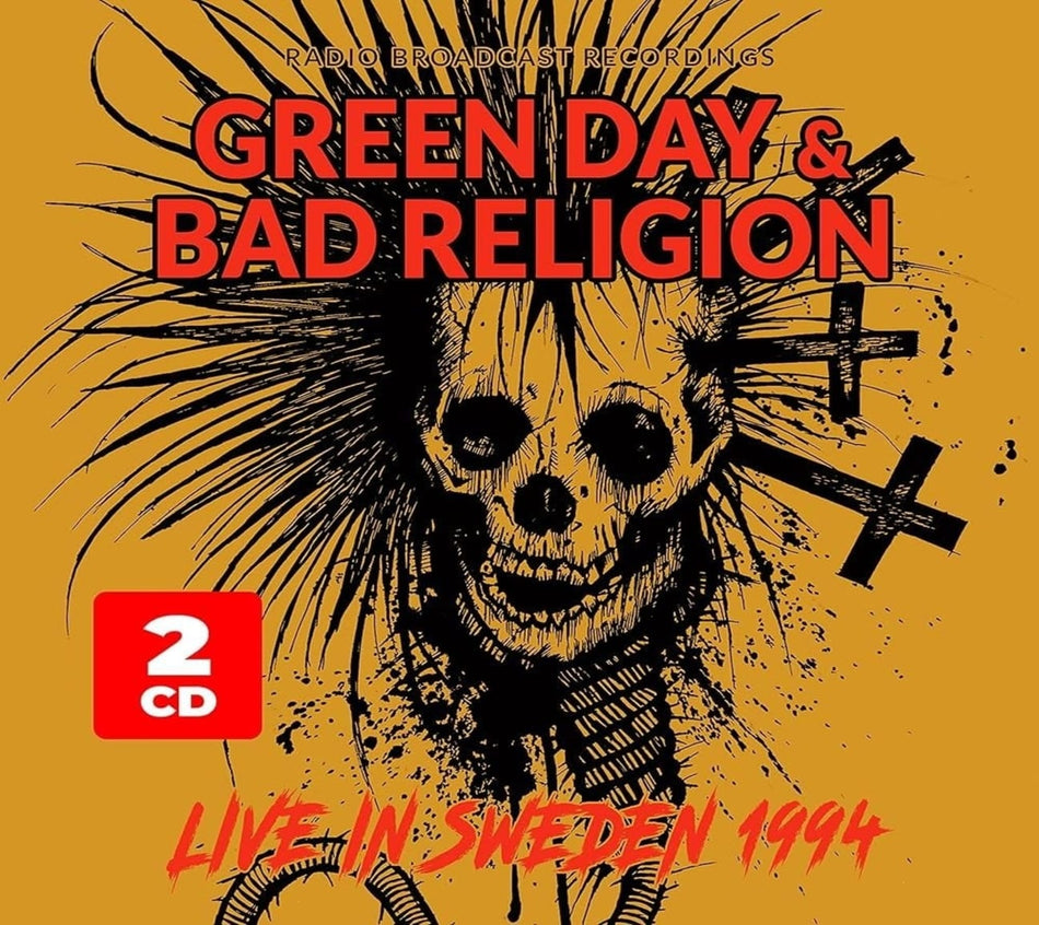 Green Day & Bad Religion - LIVE IN SWEDEN 1994 - [CD]