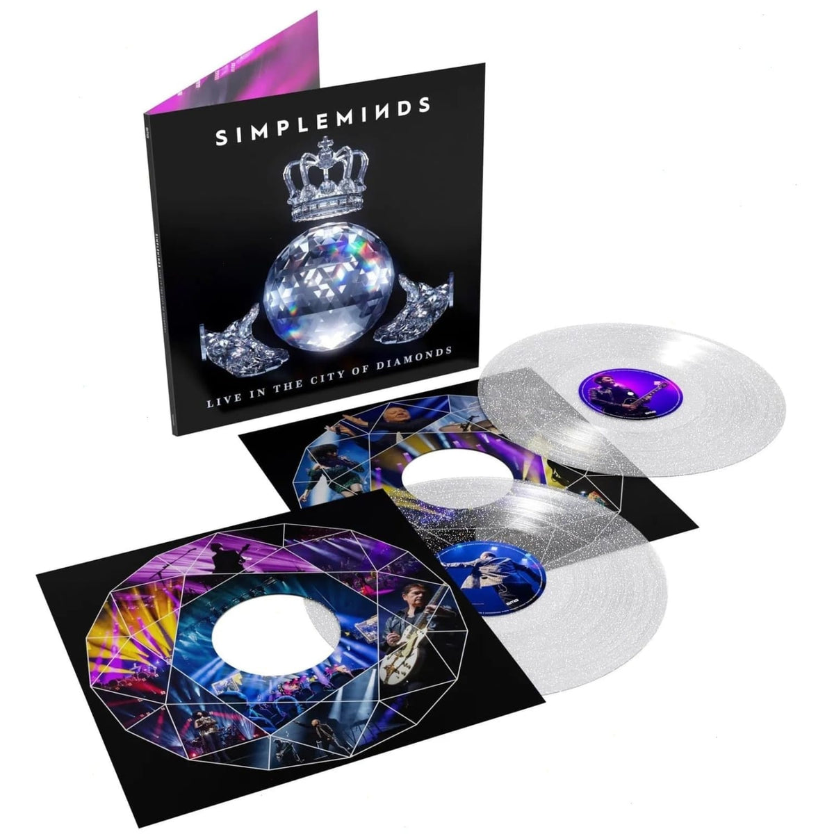 Simple Minds - Live In The City Of Diamonds - (Indie Exclusive, Limited Edition, Gatefold LP Jacket, Diamond Luxe Packaging) - [Vinyl]