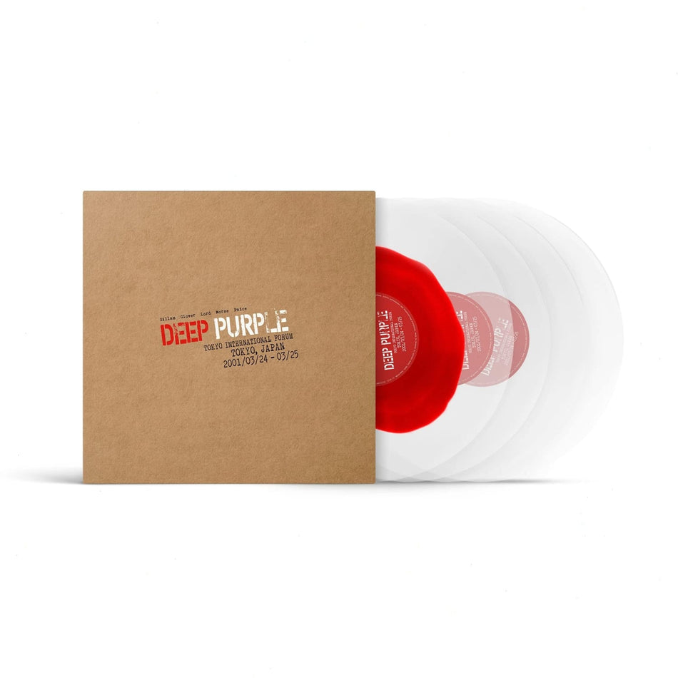 Deep Purple - Live In Tokyo 2001 - (Clear Vinyl, Red) - [Vinyl]