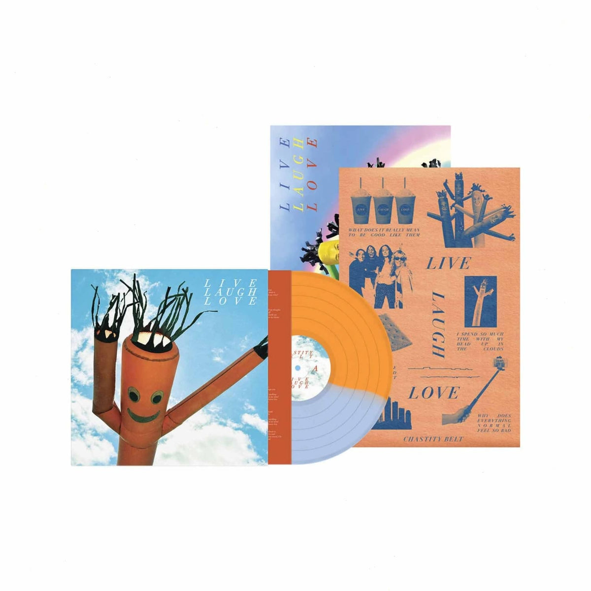 Chastity Belt - Live Laugh Love - 180-Gram Blue & Orange Colored - [Vinyl]