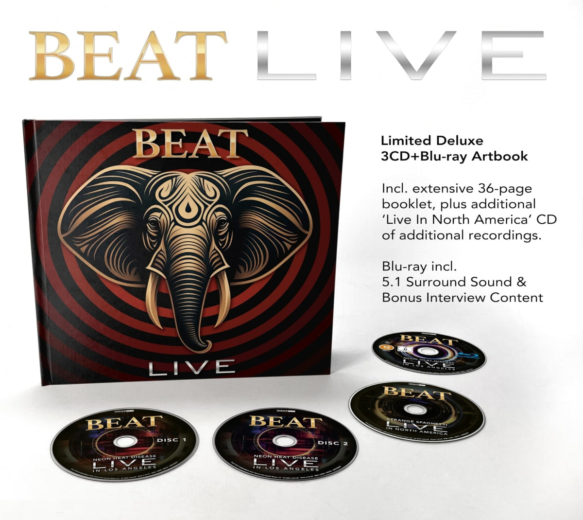 BEAT - BEAT Live - (Large Item, Limited Edition, Deluxe Edition, With Blu-ray) - [CD]