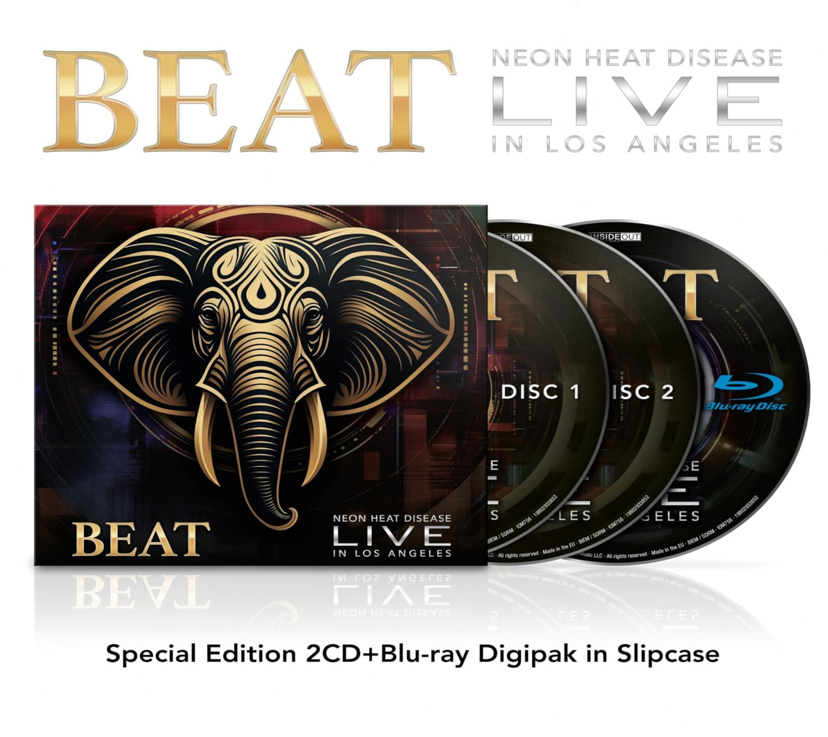 Beat - LIVE (SPECIAL EDITION 2CD+ DIGIPAK) - [Blu - ray + CD]
