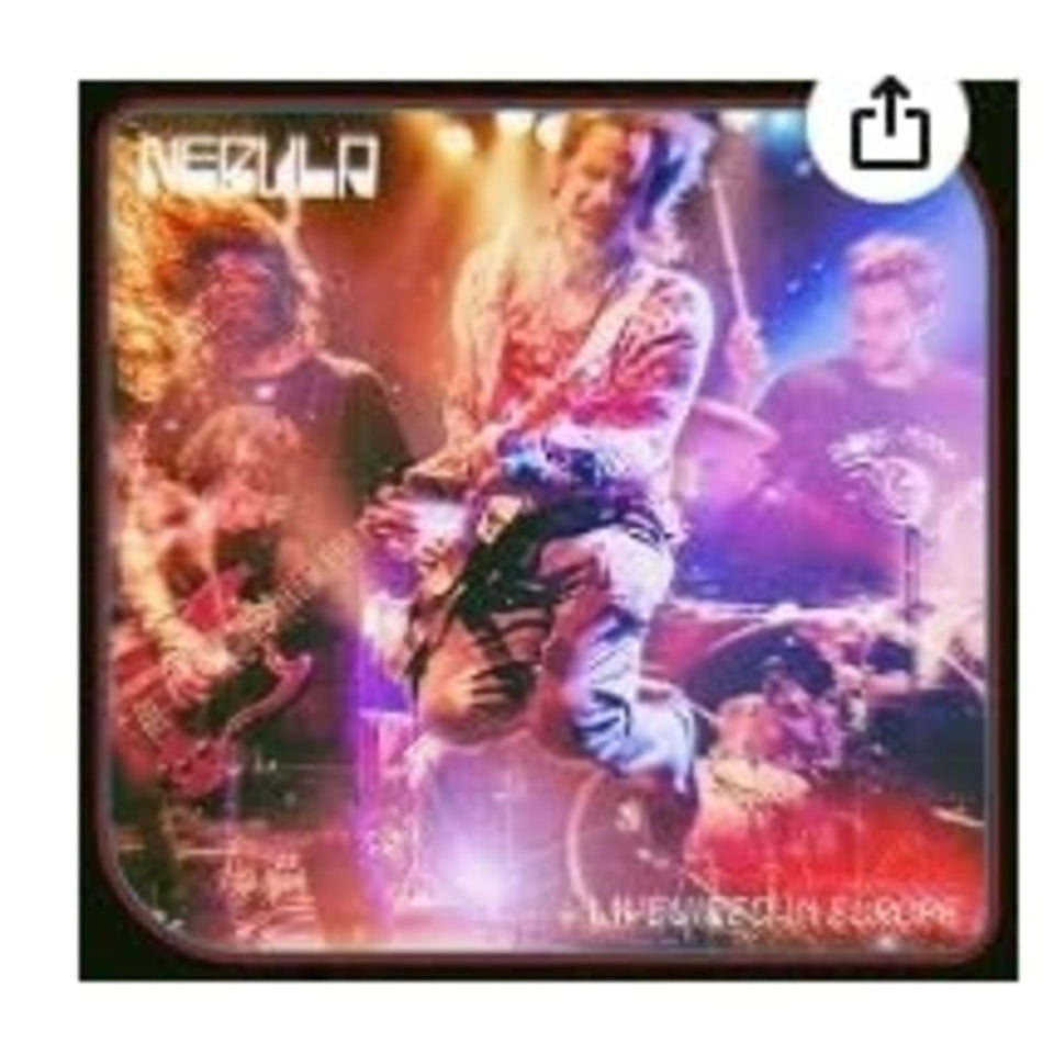 Nebula - Livewired In Europe - Limited Clear with Blue & Red Splatter Colored - [Vinyl]