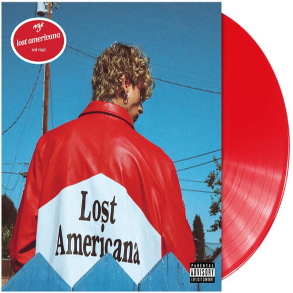 mgk - lost americana [Explicit Content] - (Parental Advisory Explicit Lyrics, Colored , Red) - [Vinyl]