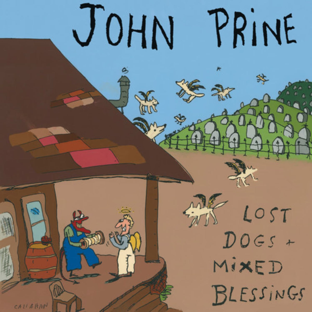 John Prine - Lost Dogs + Mixed Blessings (IEX) Yellow - (Colored , Yellow, Indie Exclusive) - [Vinyl]