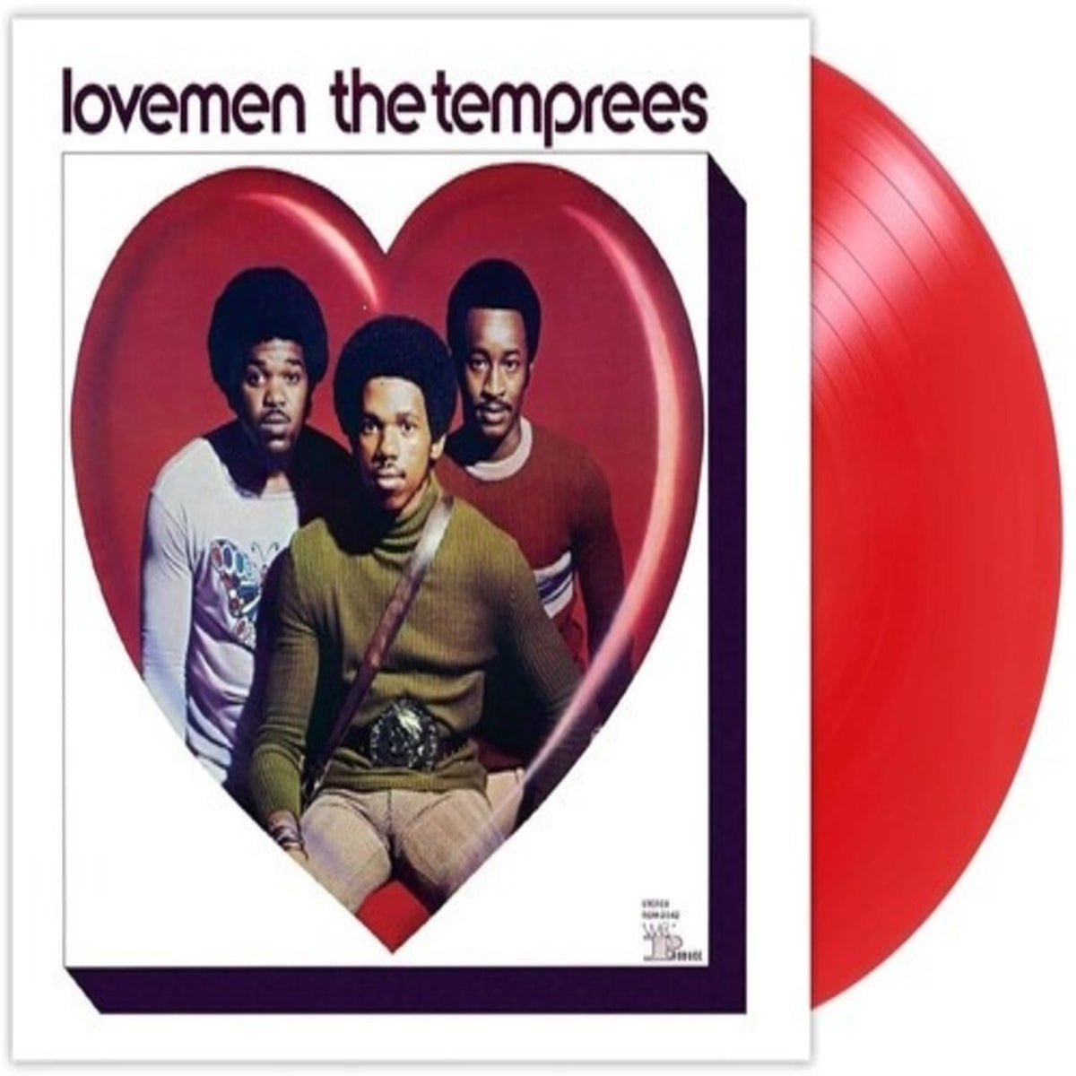 The Temprees - Lovemen (All-Analog) - Valentine Red Pet Plastic - (Colored Vinyl, Red) - [Vinyl]