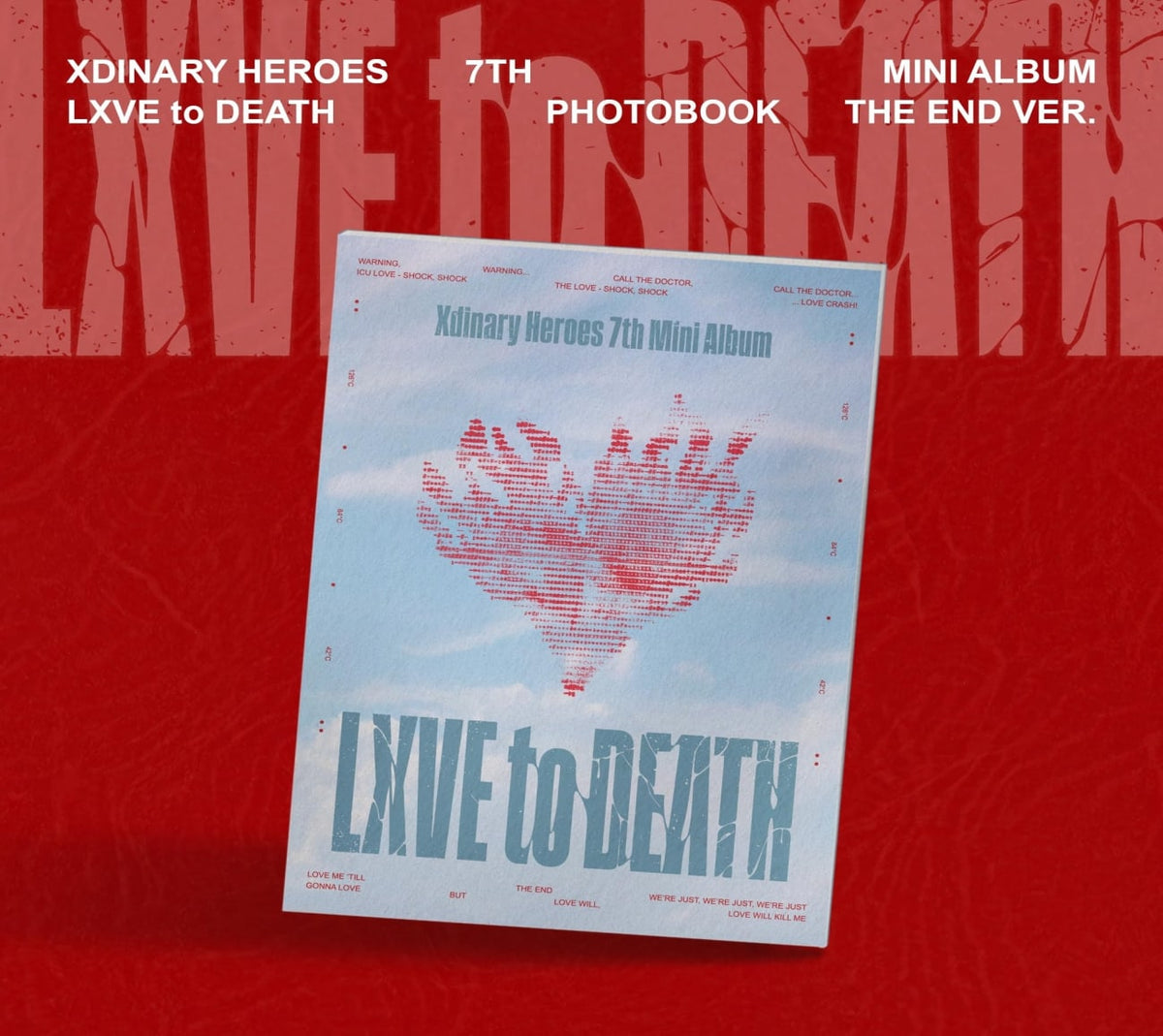 Xdinary Heroes - LXVE to DEATH [The End ver.] - (Trading Cards, Sticker, Photo Book, Photo / Photo Card, Postcard) - [CD]