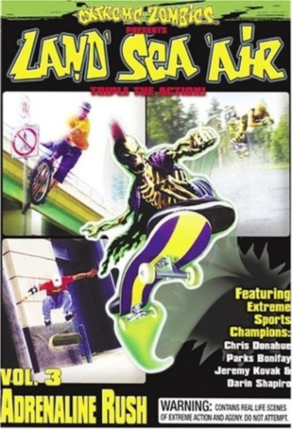 Land Sea Air, Vol. 3: Adrenalin Rush - [DVD]