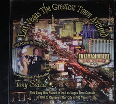 Tony Sacca - Las Vegas The Greatest Town Around - [CD]