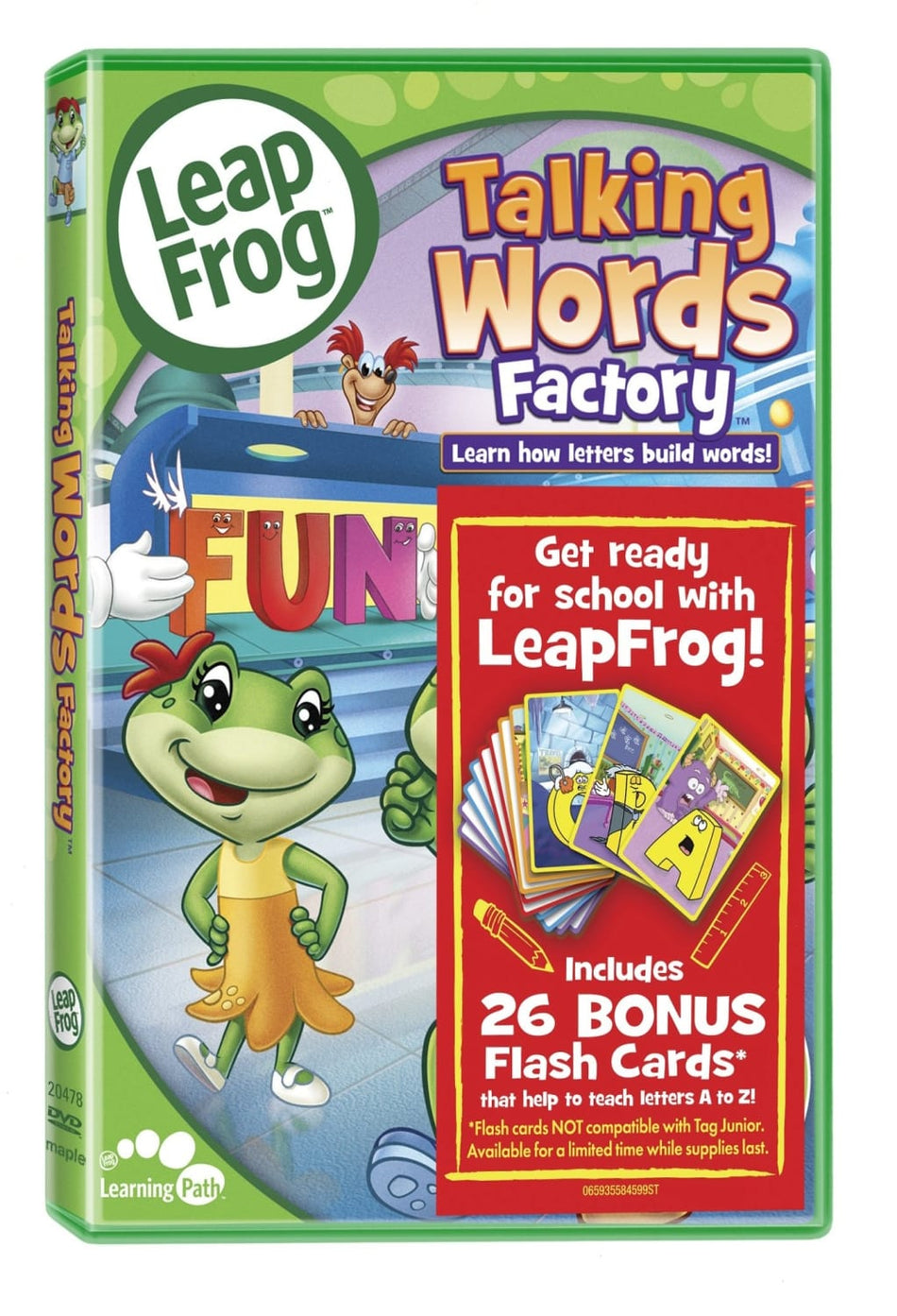 Leapfrog: Talking Words Factory [With Flashcards] - [DVD]