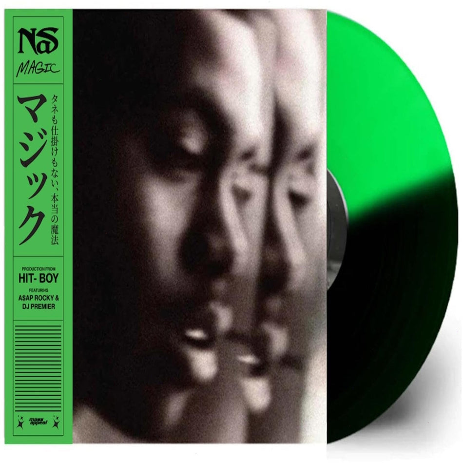 Nas - Magic - (Colored Vinyl, Green, Black) - [Vinyl]