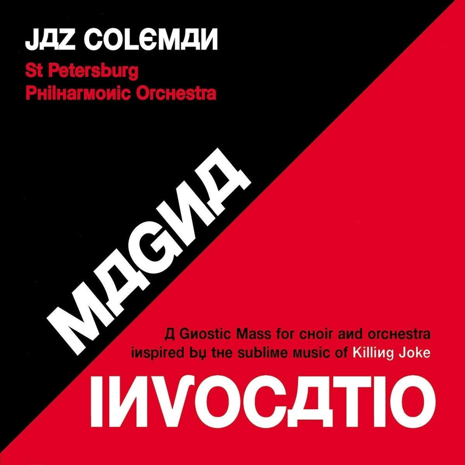 Jaz Coleman - Magna Invocatio - A Gnostic Mass... - (Colored Vinyl, Red, Black) - [Vinyl]