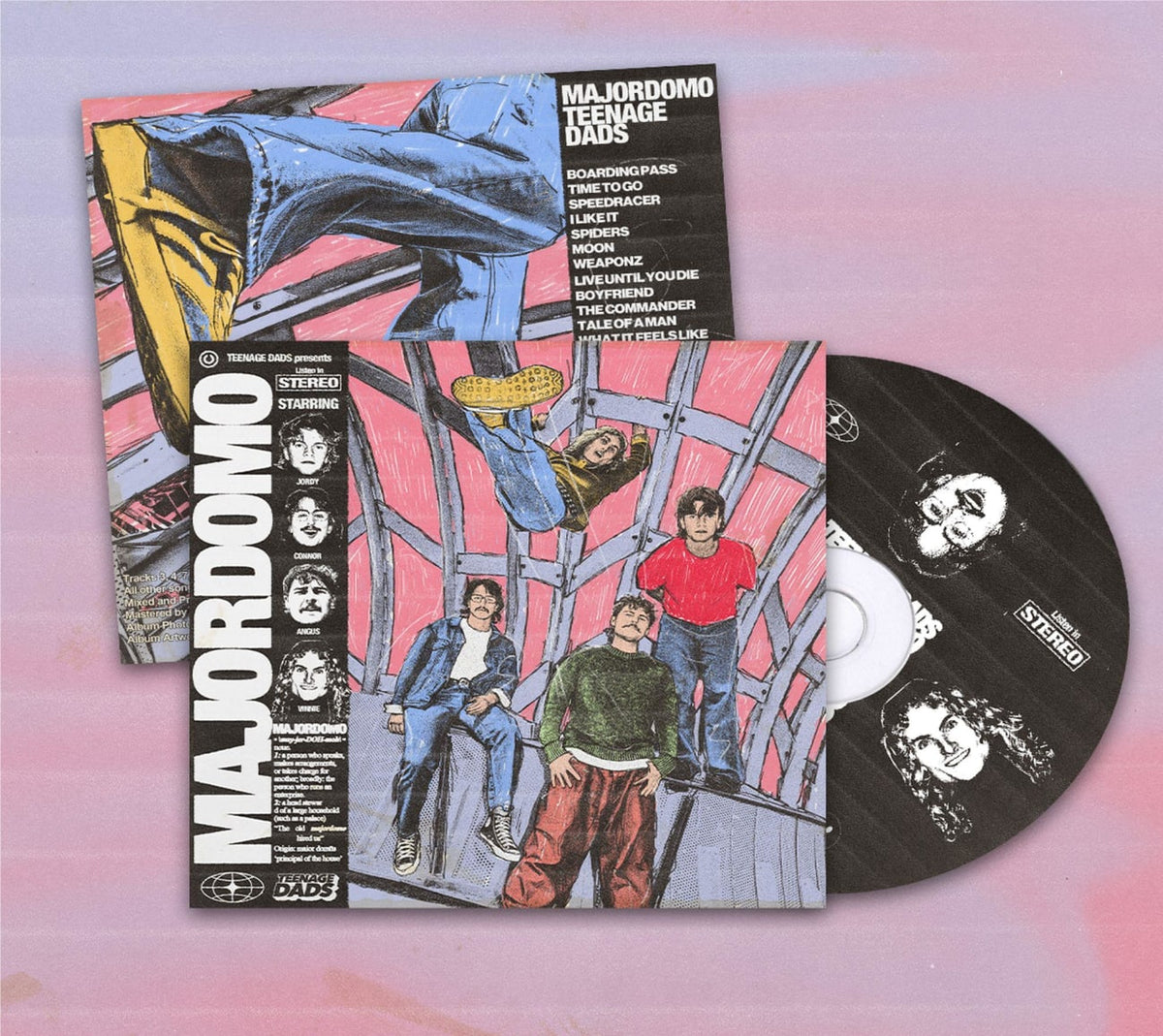 Teenage Dads - Majordomo - [CD]