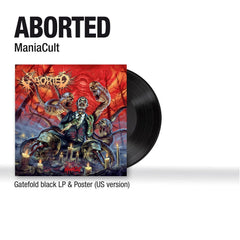 Aborted - Maniacult - (Black, Gatefold LP Jacket) - [Vinyl]