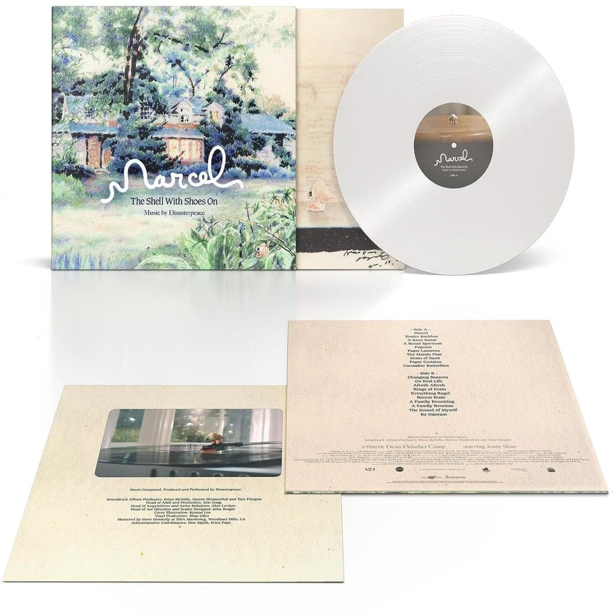 Disasterpeace - Marcel The Shell With Shoes On - (Limited Edition, Colored Vinyl, White) - [Vinyl]
