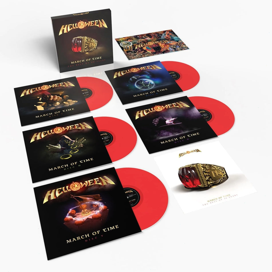 Helloween - March of Time: The Best of 40 Years - Limited Edition - (Red Vinyl)
