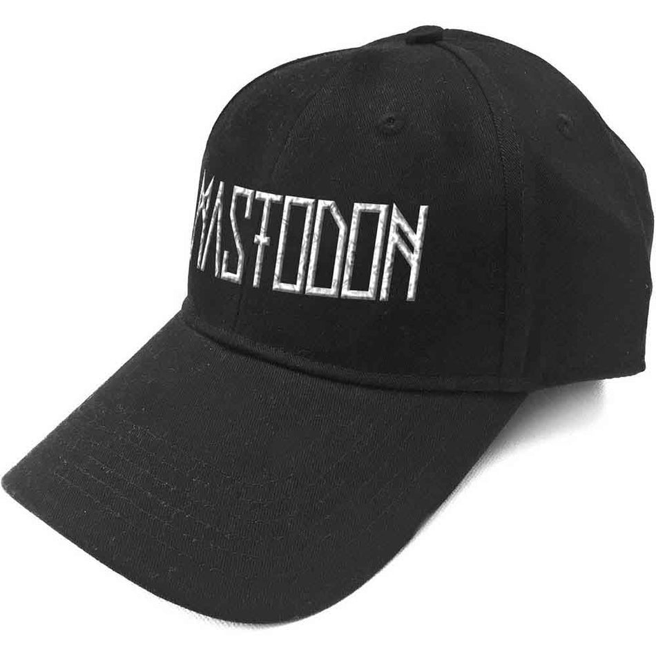 Mastodon Unisex Baseball Cap: Sonic Silver Logo (Black)