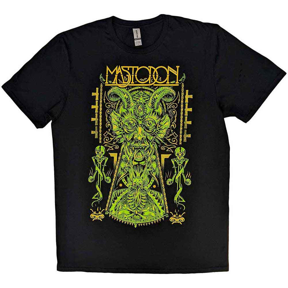 Mastodon Unisex T-Shirt: Devil on Black (Black)