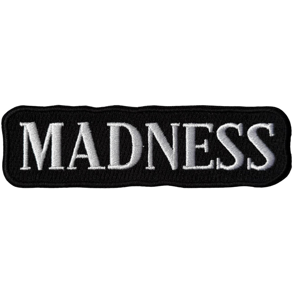 Madness Woven Patch: Text Logo