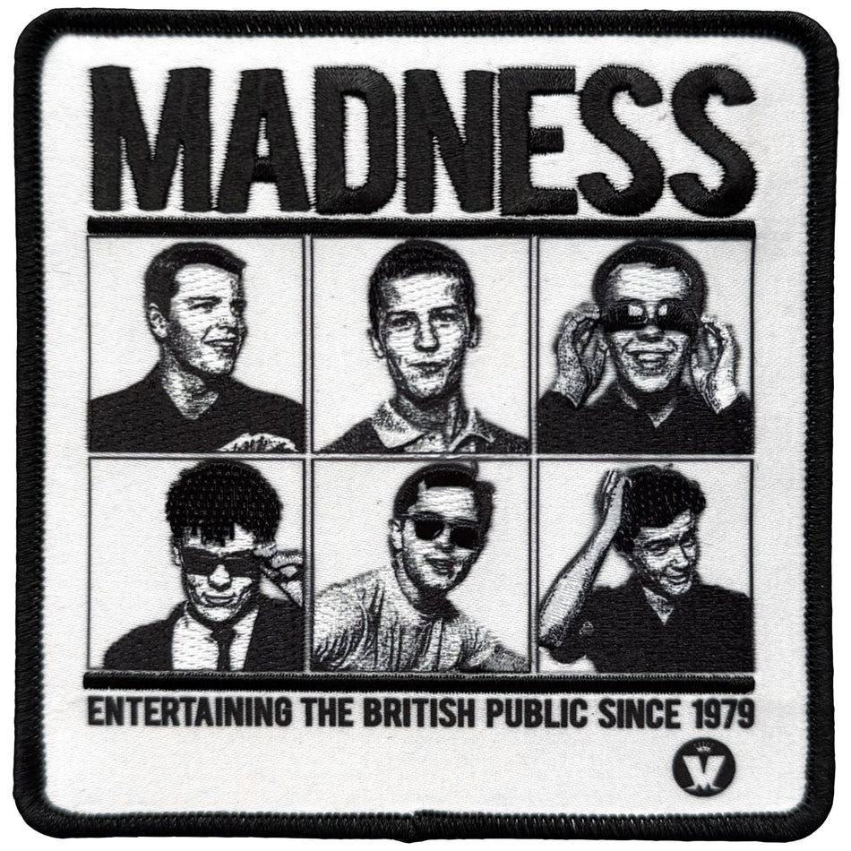 Madness Printed Patch: Entertaining Since 1979