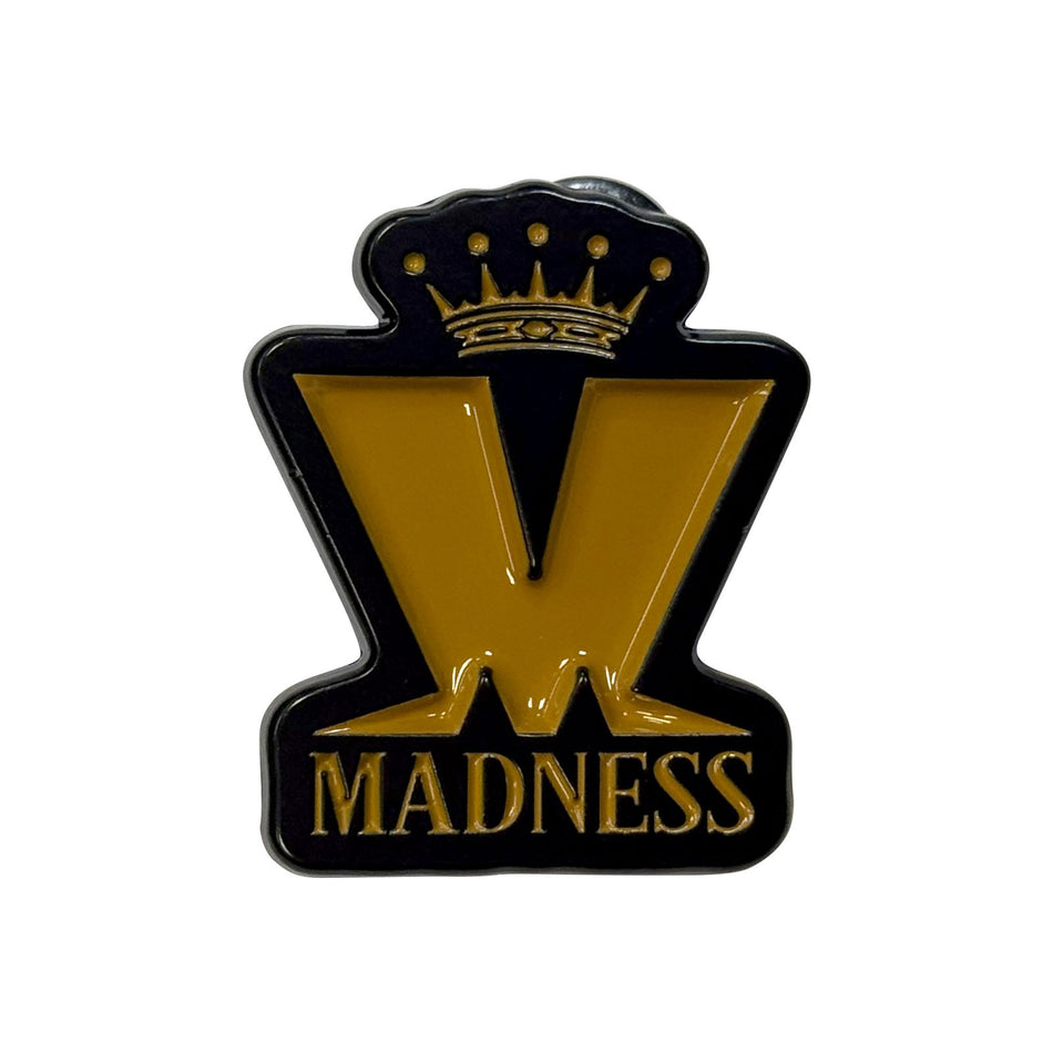Madness Pin Badge: Crown & M