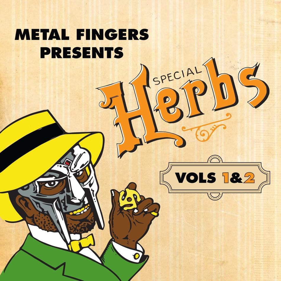 MF Doom - Metal Fingers Presents: Special Herbs Vol. 1 & 2 - Orange - (Colored Vinyl, Orange) - [Vinyl]