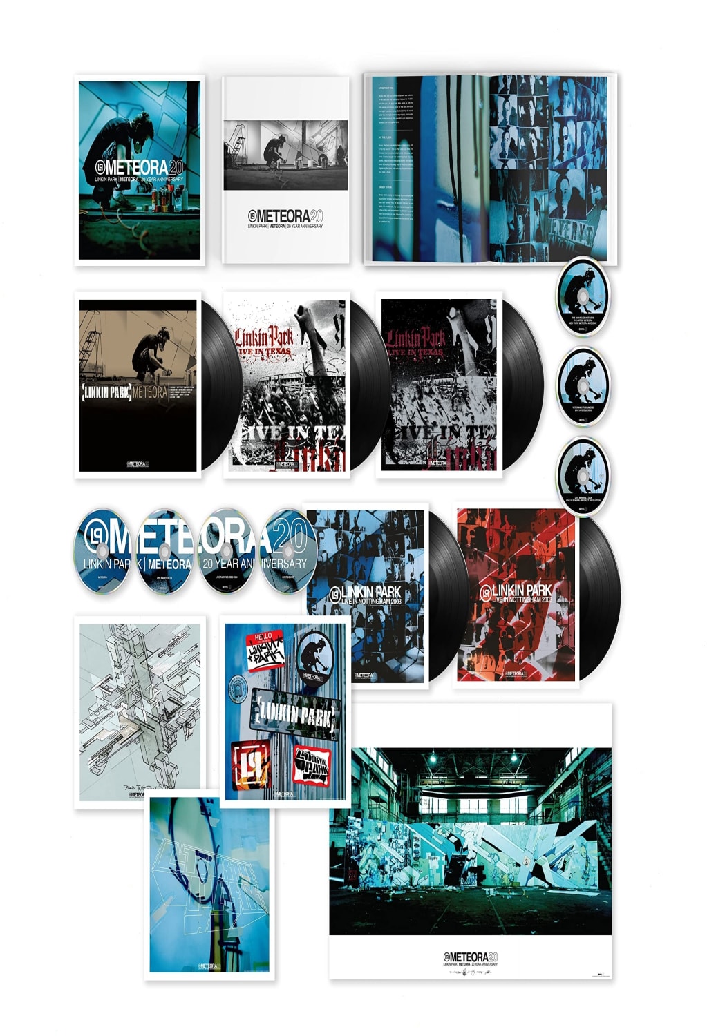 Linkin Park - Meteora 20th Anniversary Edition - (Oversize Item Split, Limited Edition, Deluxe Edition, Boxed Set) - [Vinyl]
