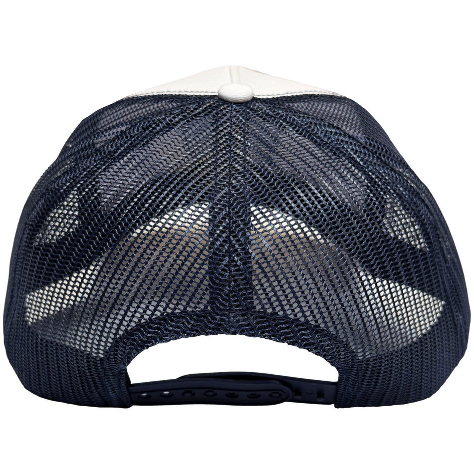 Metallica Unisex Mesh Back Cap: Stage Pit (Navy Blue & White)