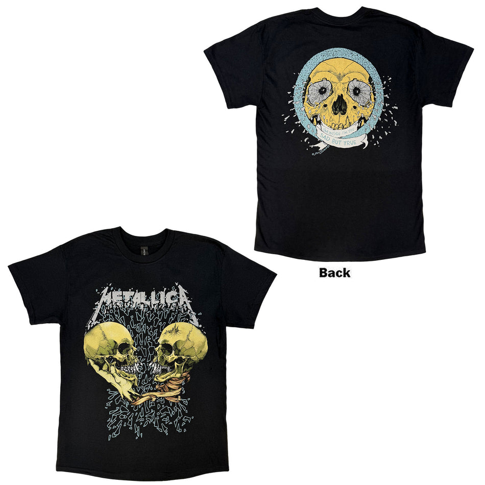 Metallica Unisex T-Shirt: Sad But True (Black) (Back Print)