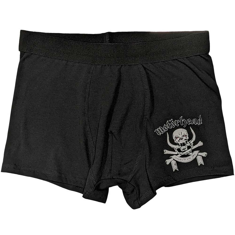 Motorhead Unisex Boxers: March or Die (Black)