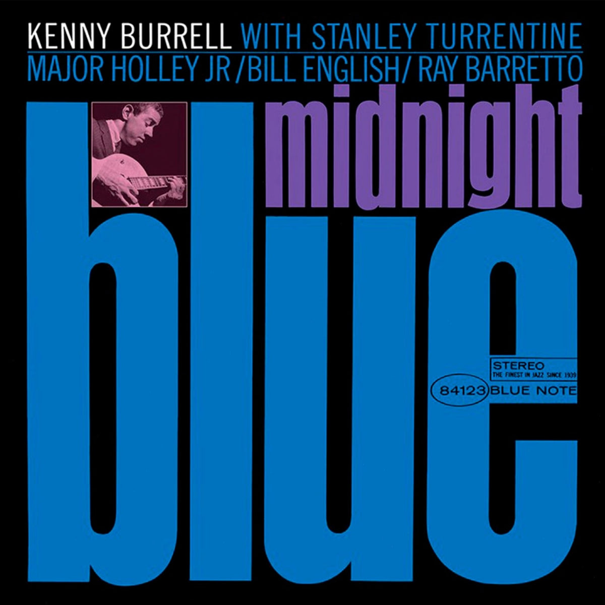 Kenny Burrell - Midnight Blue - (Indie Exclusive, Limited Edition, Colored Vinyl, Blue, 180 Gram Vinyl) - [Vinyl]