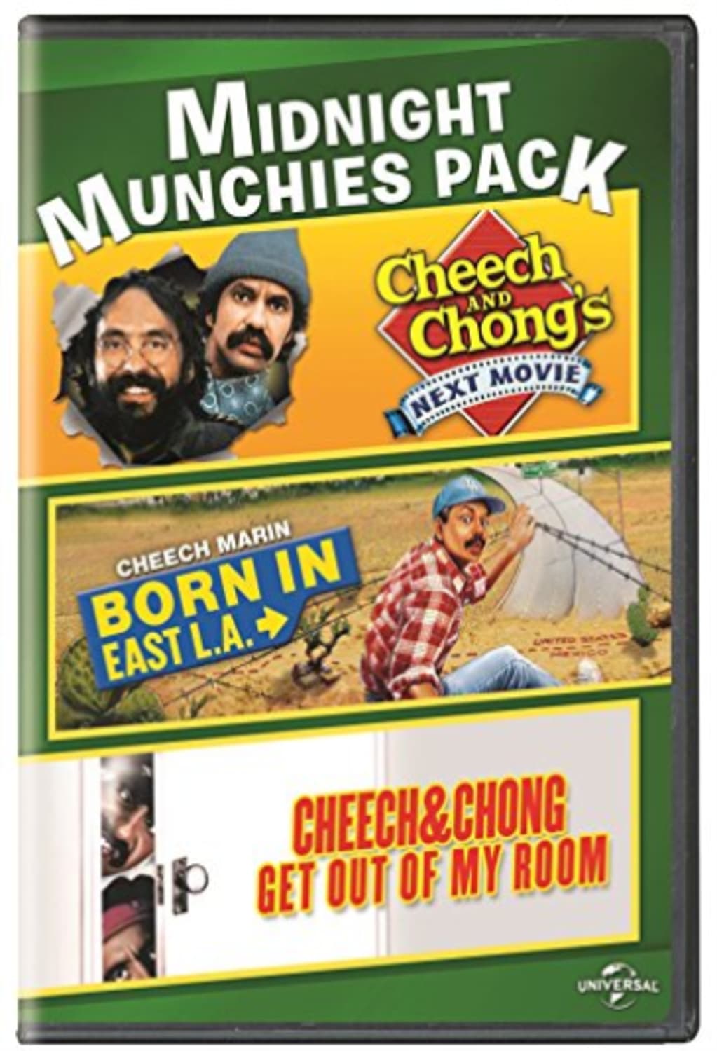 MIDNIGHT MUNCHIES PACK [CHEECH AND CHONG'S NEXT MOVIE / BORN IN EAST L.A. / CHEECH & CHONG GET OUT OF MY ROOM] - [DVD]