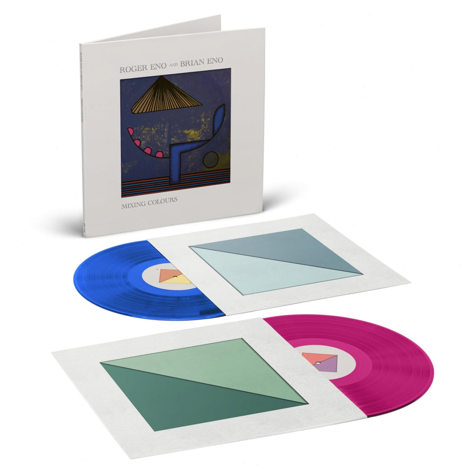 Roger Eno & Brian Eno - Mixing Colours - (Colored Vinyl, Magenta, Blue) - [Vinyl]