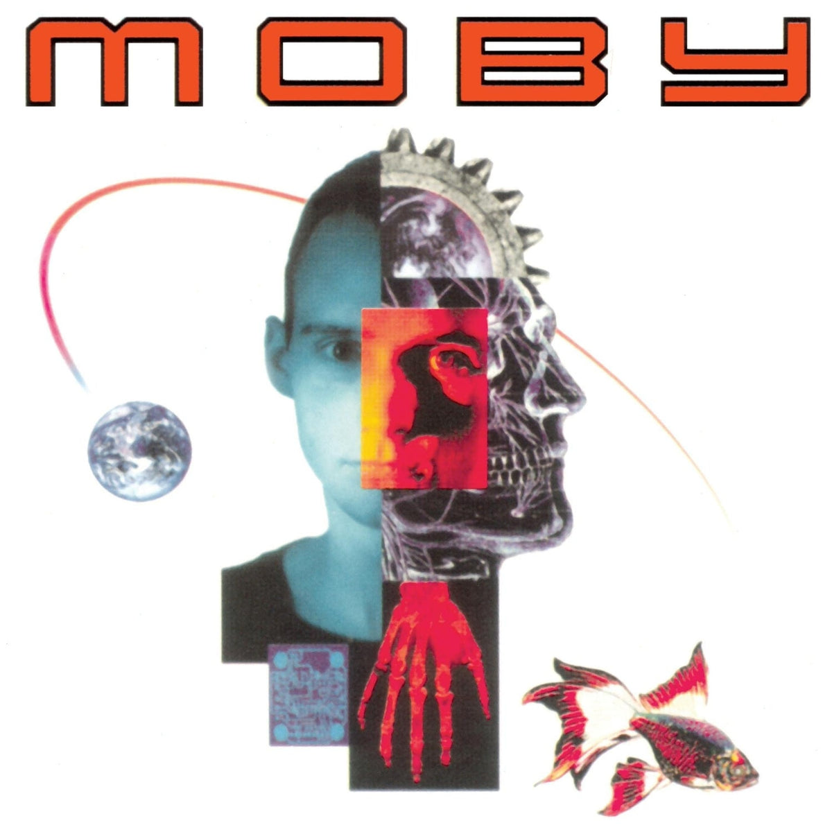 Moby - Moby - Black/ White Marble on Blue - (Colored Vinyl, Black, White, Blue, 140 Gram Vinyl) - [Vinyl]
