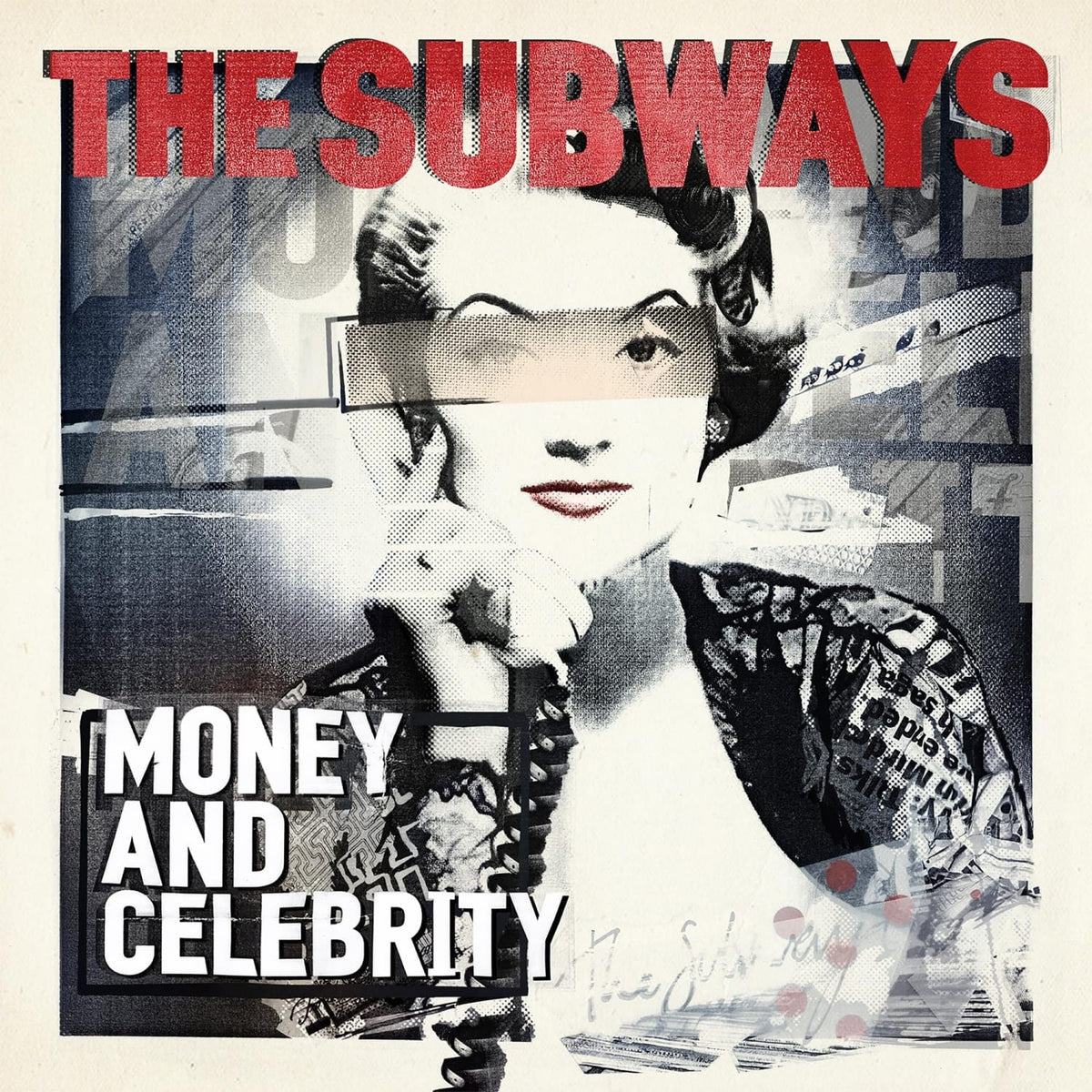 The Subways - Money And Celebrity - (Colored Vinyl, Red, White, 140 Gram Vinyl, Slipsleeve/Digsleeve Packaging) - [Vinyl]