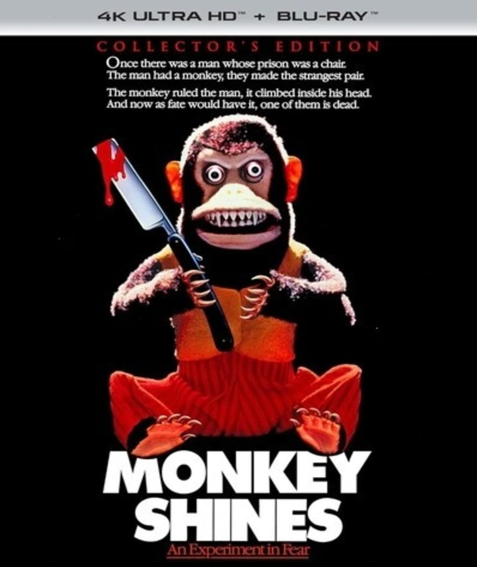 Monkey Shines (Collector's Edition) - [4K UHD + Blu-ray]