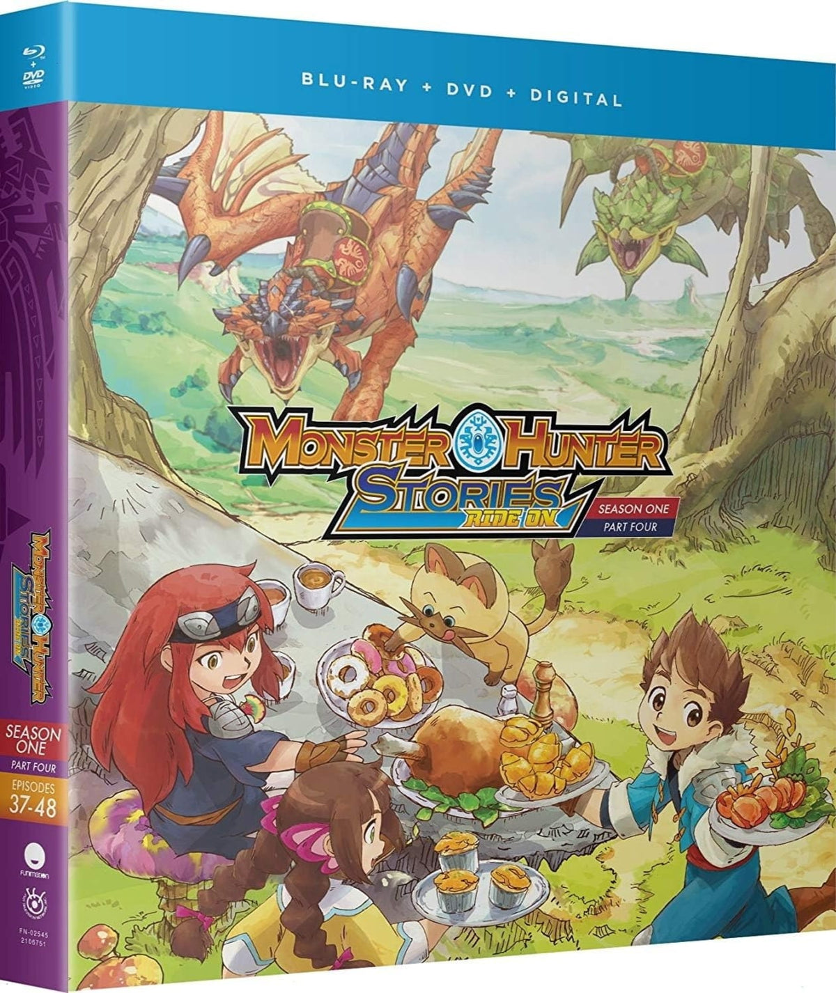 Monster Hunter Stories Ride On: Season One Part Four - (Boxed Set, With DVD, Standard Edition, Uncut, Subtitled) - [Blu-ray]