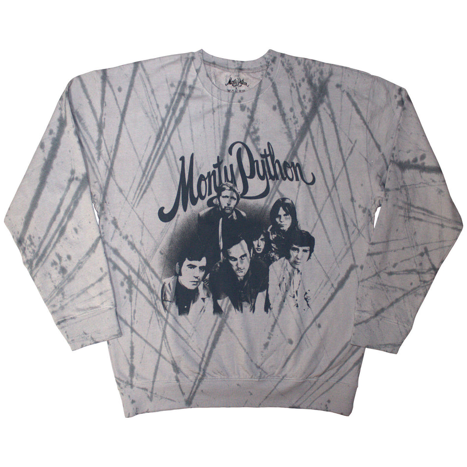 Monty Python Unisex Sweatshirt: Group Shot (Grey) (Wash Collection)
