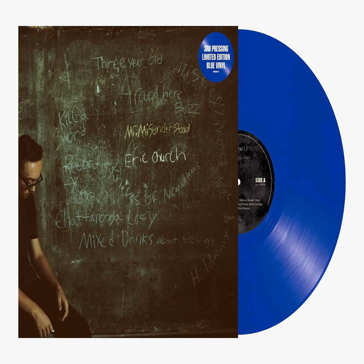 Eric Church - Mr. Misunderstood - (Colored Vinyl, 180 Gram Vinyl, Blue) - [Vinyl]