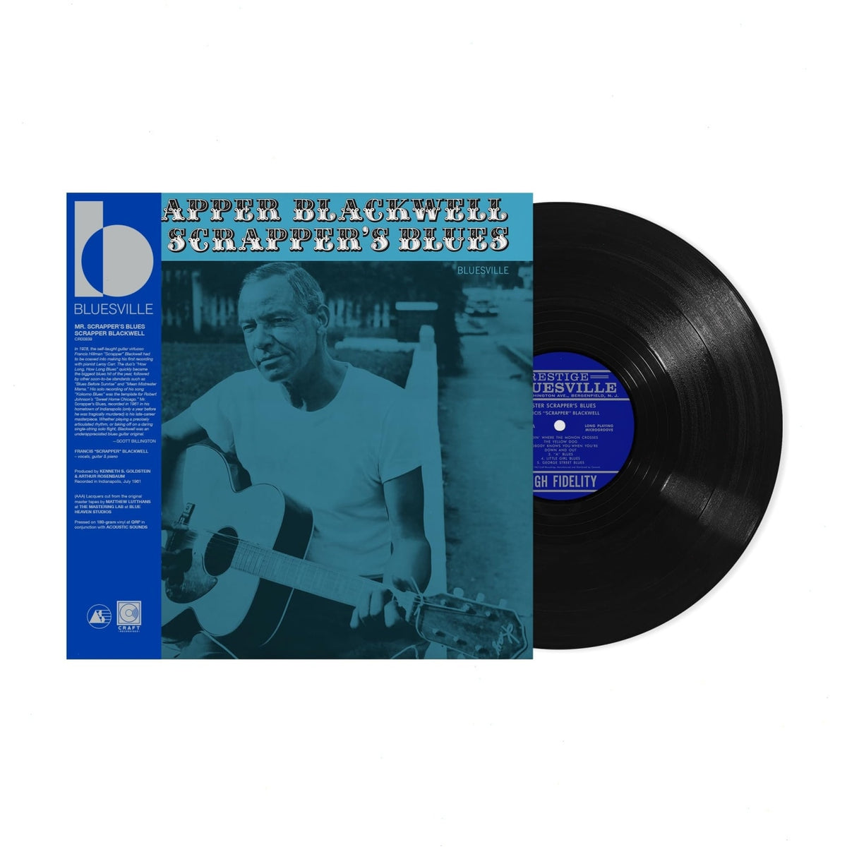 Scrapper Blackwell - Mr. Scrapper's Blues (Bluesville Acoustic Sound Series) - (180 Gram Vinyl) - [Vinyl]