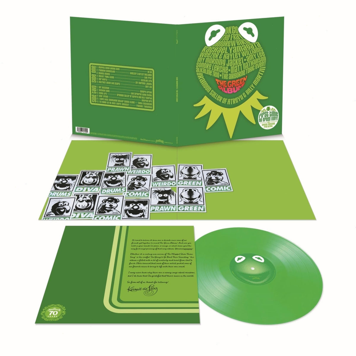 Various Artists - Muppets: The Green Album (Various Artists) - (Colored Vinyl, Green) - [Vinyl]