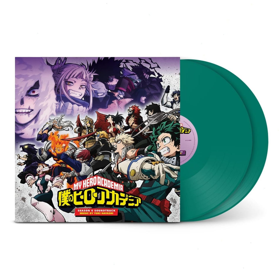 Yuki Hayashi - My Hero Academia: Season 6 (Original Soundtrack) - 140-Gram - (Green (mha)/Green MHA Vinyl)