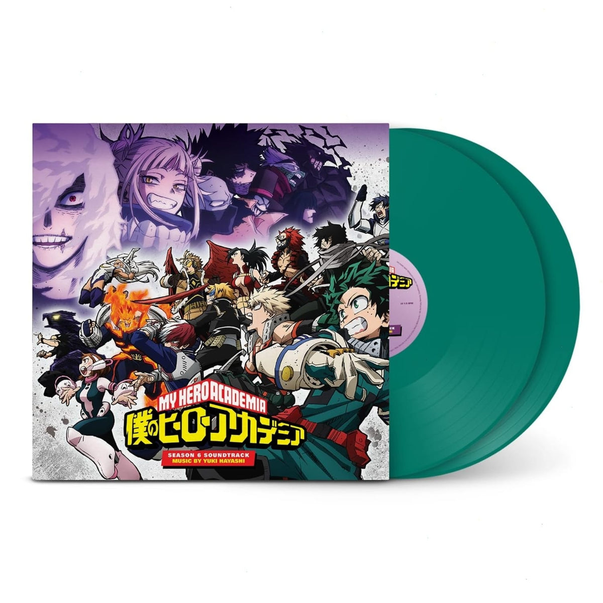 Yuki Hayashi - My Hero Academia: Season 6 (Original Soundtrack) - 140-Gram Green Colored (MHA) - [Vinyl]