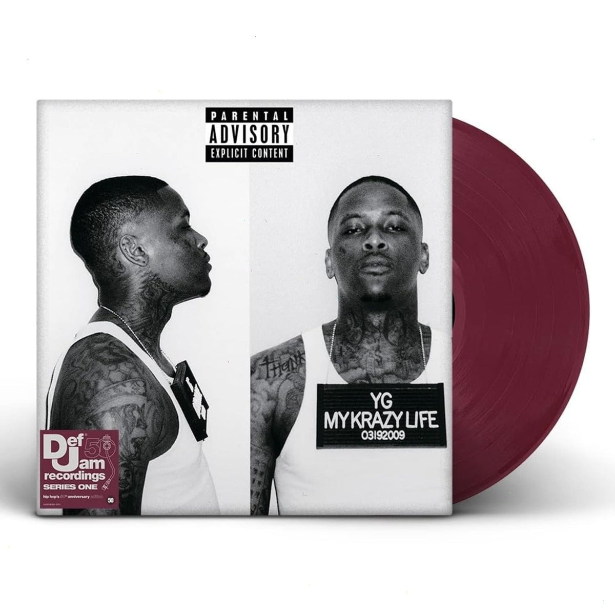 Y.G. - My Krazy Life [Explicit Content] - (Parental Advisory Explicit Lyrics, Deluxe Edition, Limited Edition, Colored Vinyl, Burgundy) - [Vinyl]